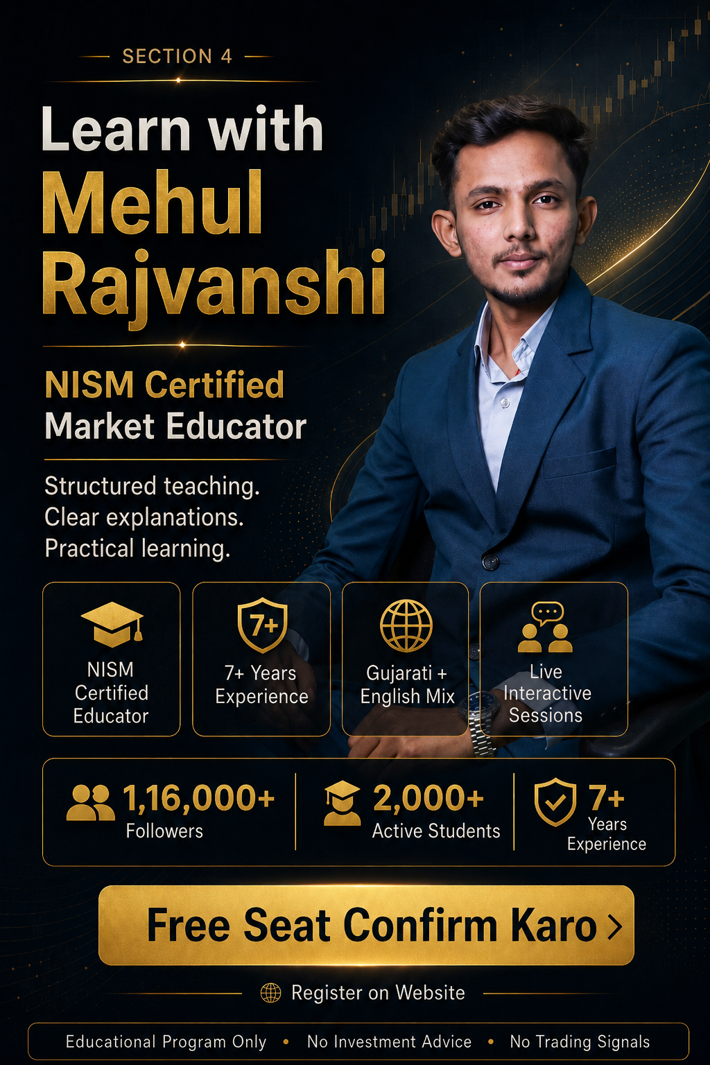 Mehul Rajvanshi — NISM Certified Market Educator